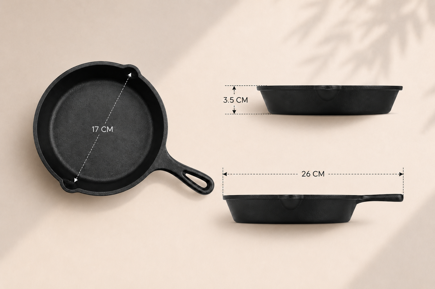 15 CM CAST IRON SKILLET