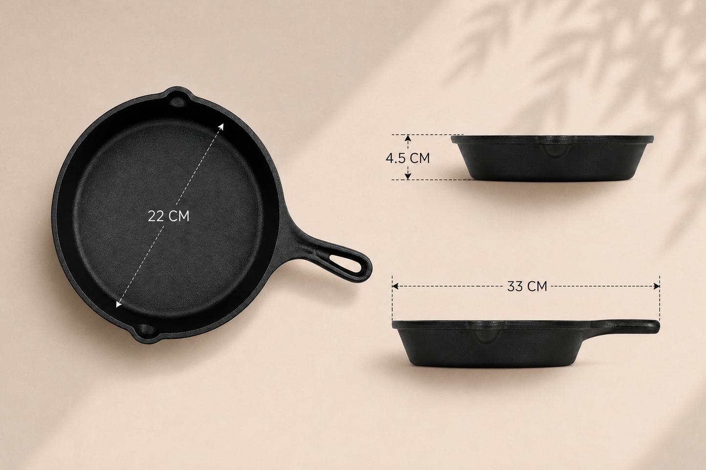 20 CM CAST IRON SKILLET