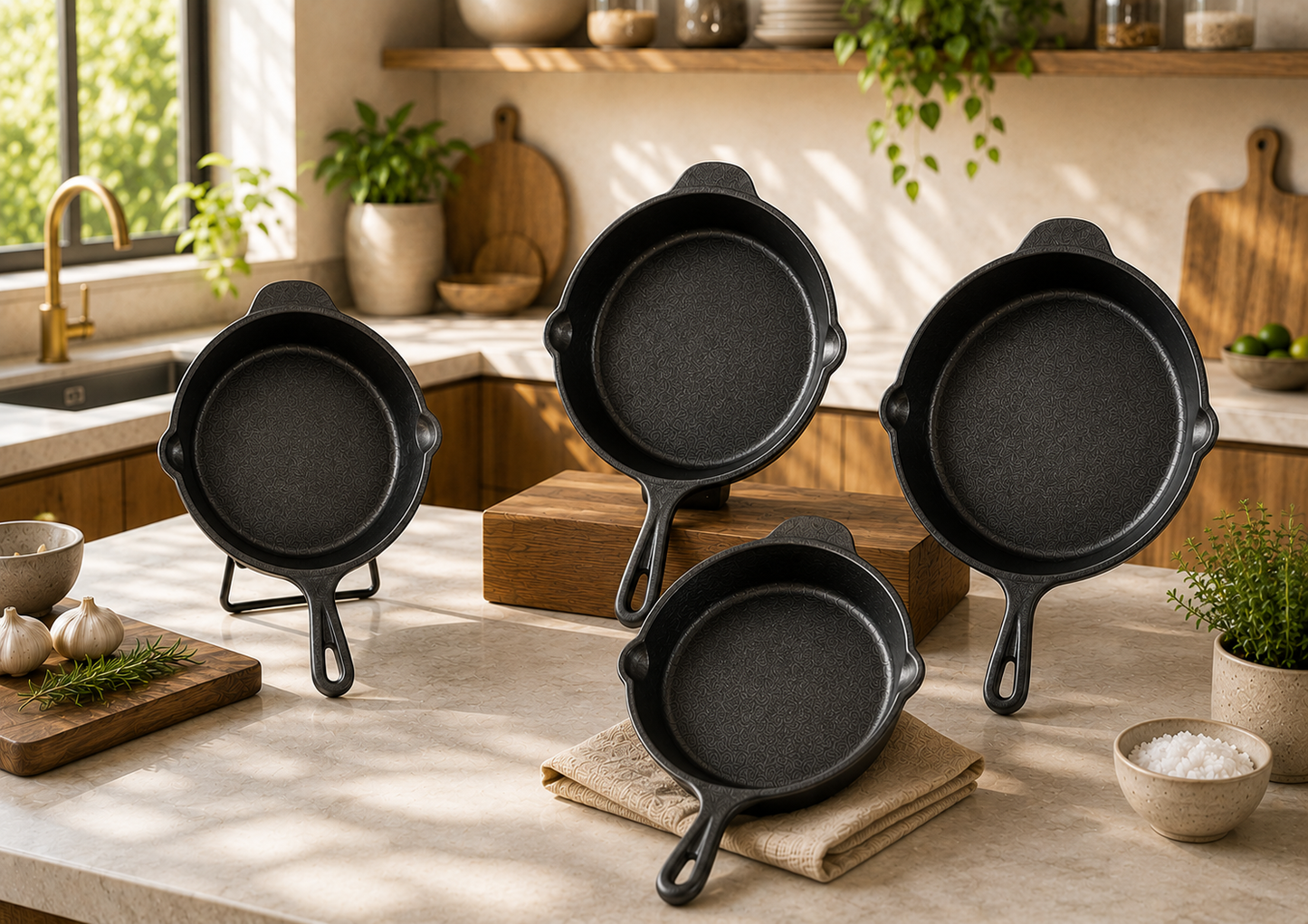 VULCAN Signature Skillet Bundle – 4-Piece Collection