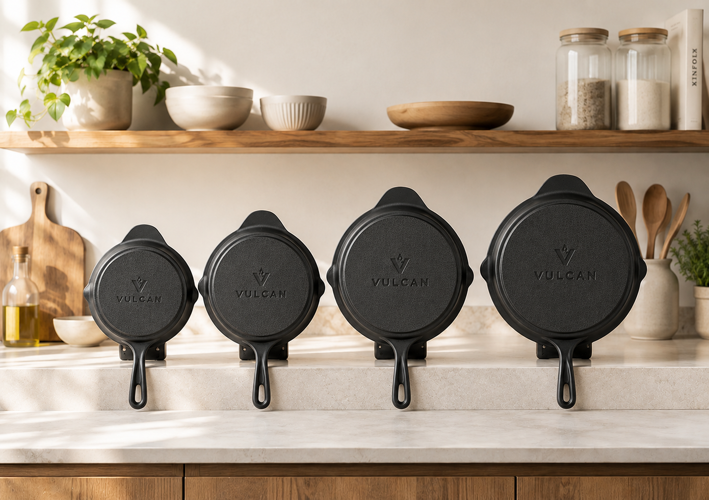 VULCAN Signature Skillet Bundle – 4-Piece Collection